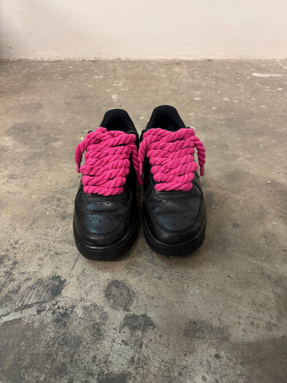 Nike Air Force 1 Pink Rope Laces (40)