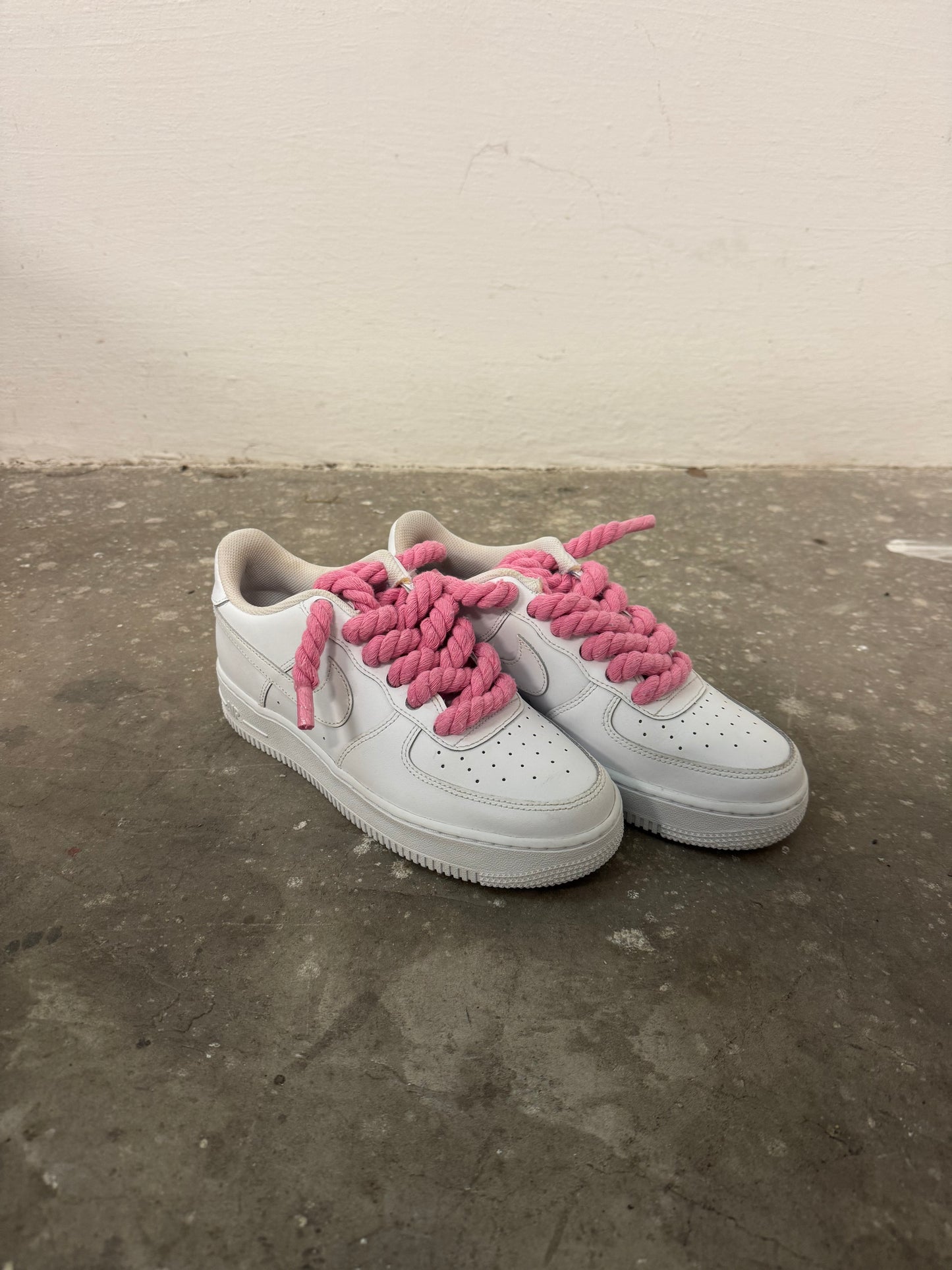 Nike Air Force 1 Pink Rope Laces (40)