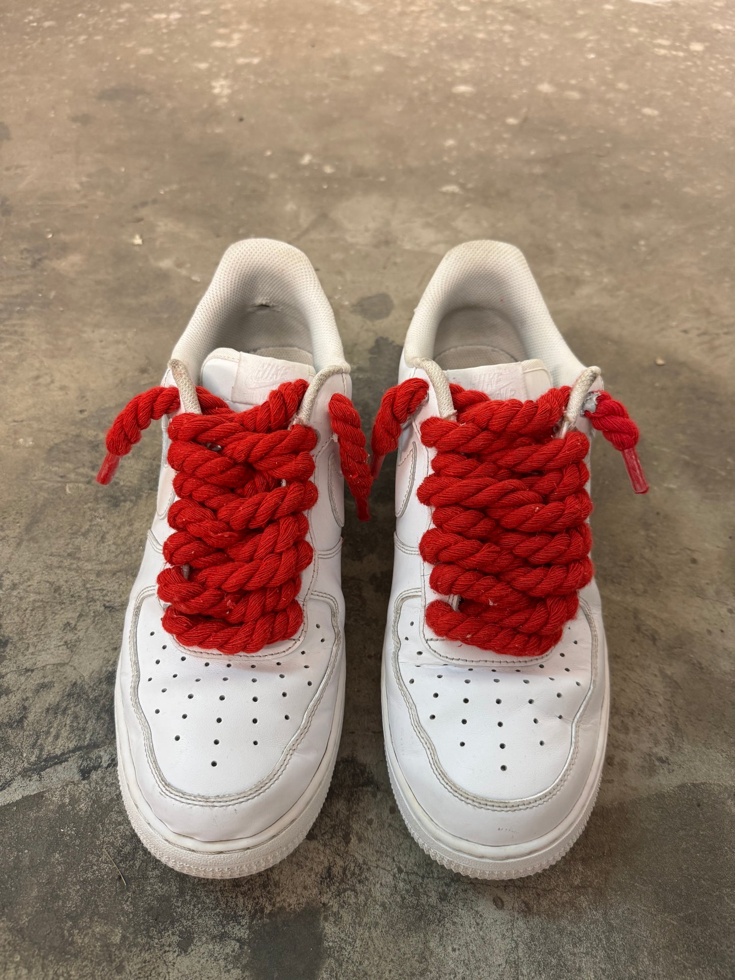 Nike Air Force 1 Red Rope Laces (45)