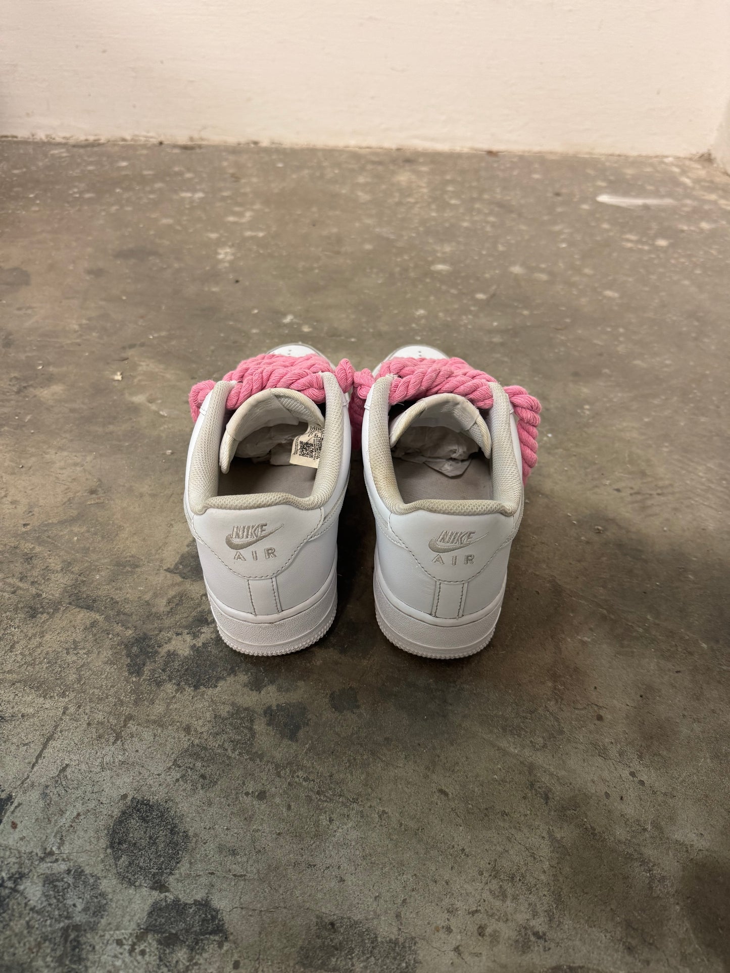 Nike Air Force 1 Pink Rope Laces (42)