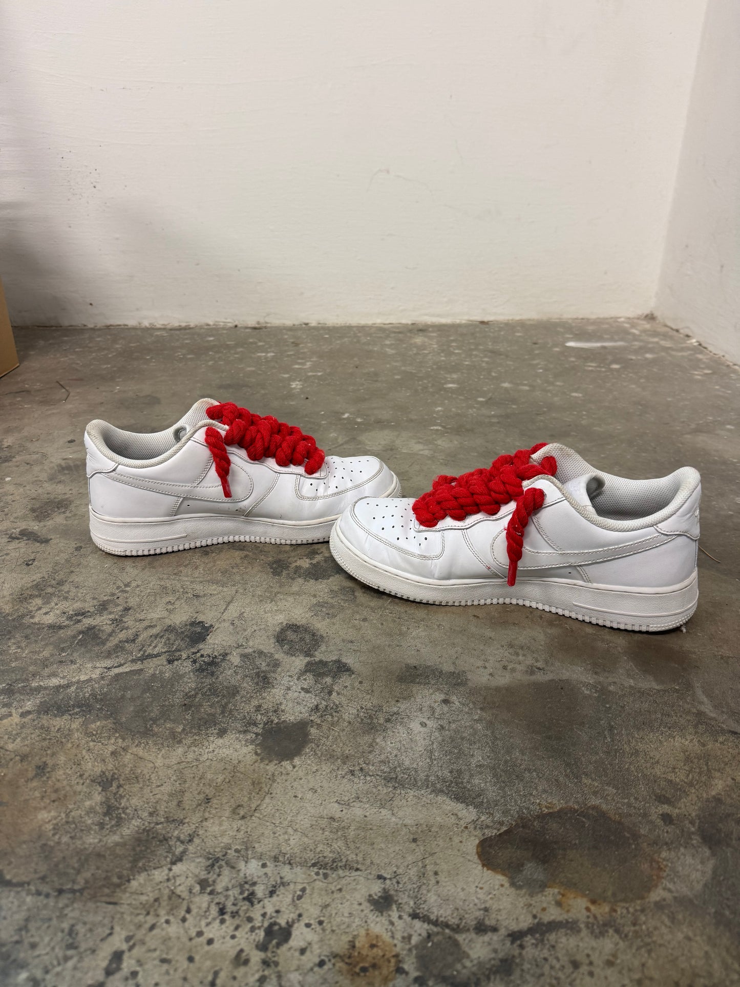 Nike Air Force 1 Red Rope Laces (45)