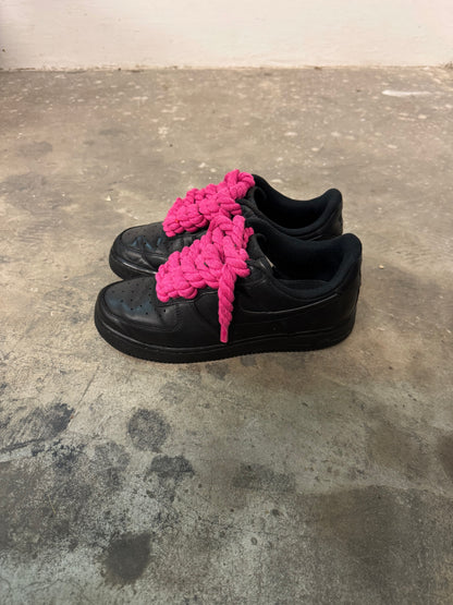 Nike Air Force 1 Pink Rope Laces (40)