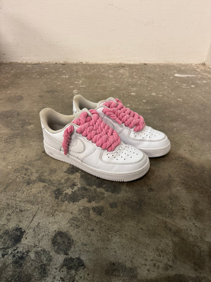 Nike Air Force 1 Pink Rope Laces (42)