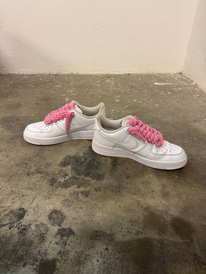 Nike Air Force 1 Pink Rope Laces (42)