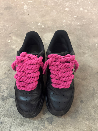 Nike Air Force 1 Pink Rope Laces (40)