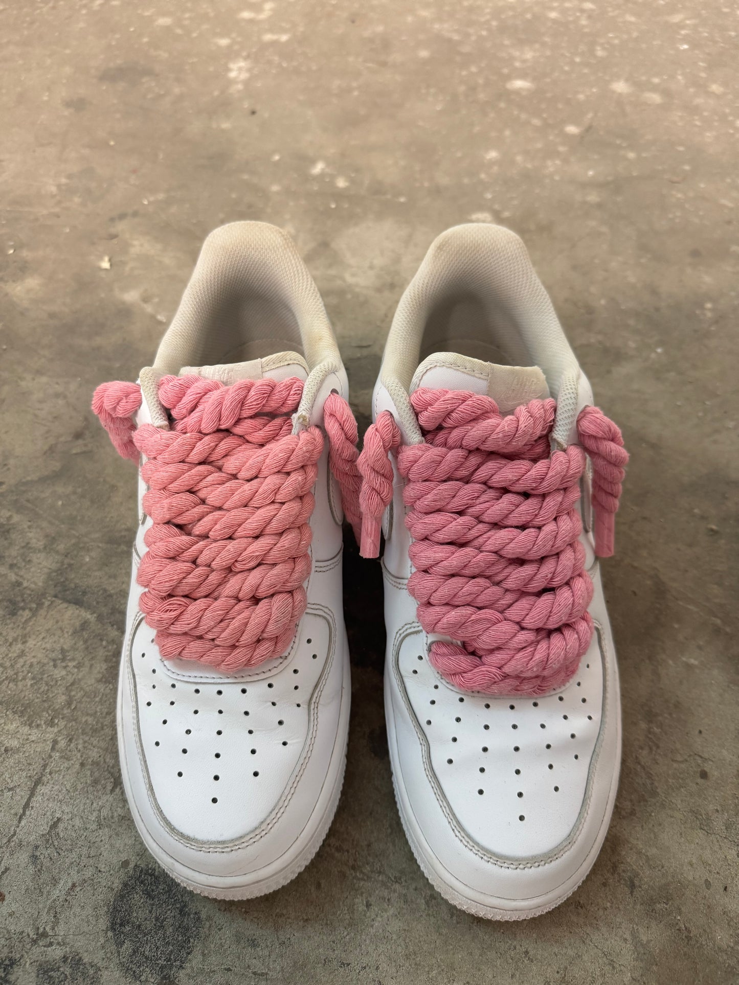 Nike Air Force 1 Pink Rope Laces (42)