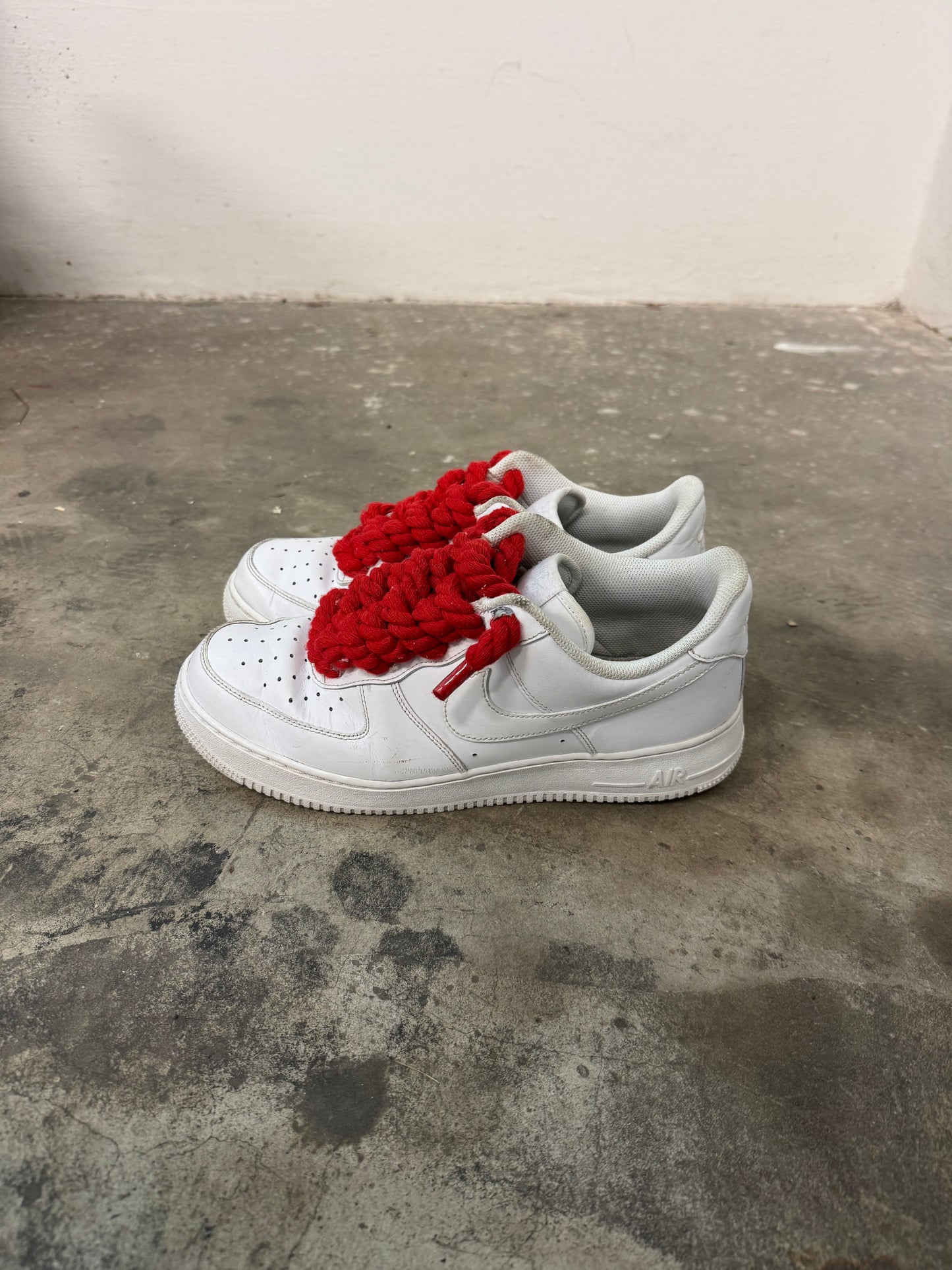 Nike Air Force 1 Red Rope Laces (45)