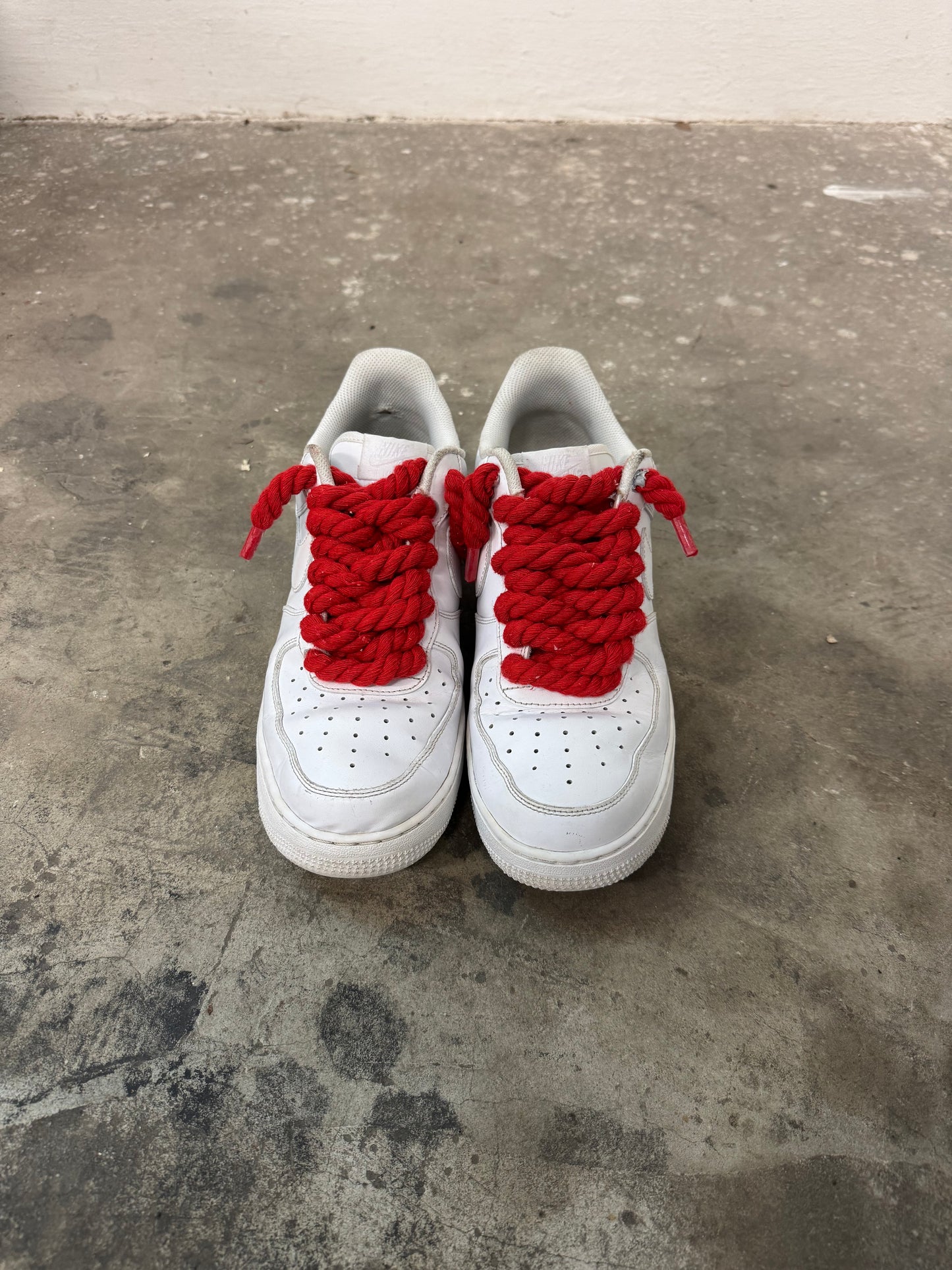 Nike Air Force 1 Red Rope Laces (45)