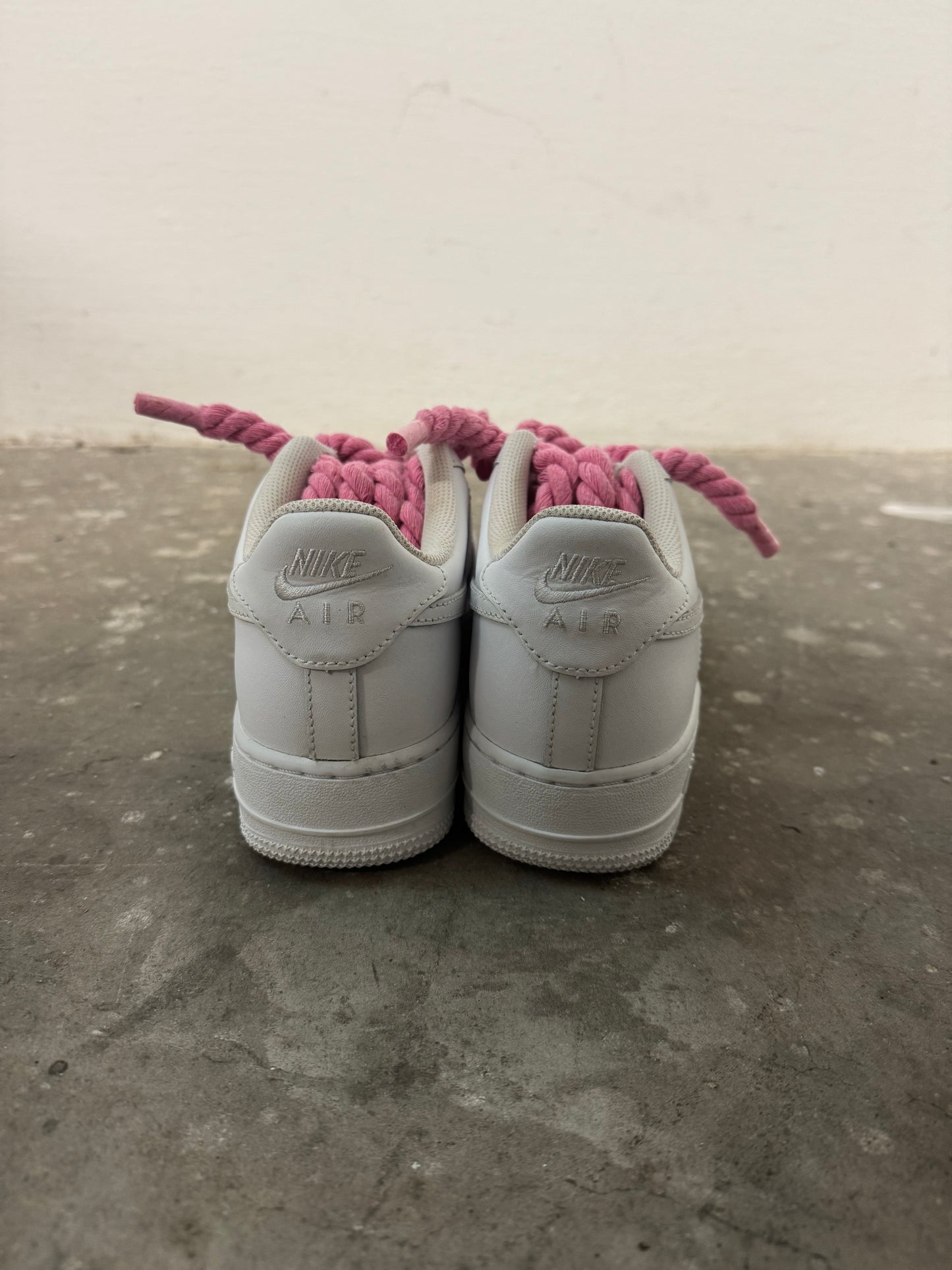 Nike Air Force 1 Pink Rope Laces (40)