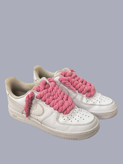 Nike Air Force 1 Pink Rope Laces (42)