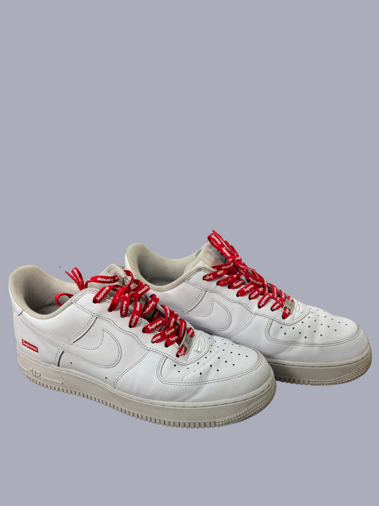 Nike Air Force 1 Supreme White (44)