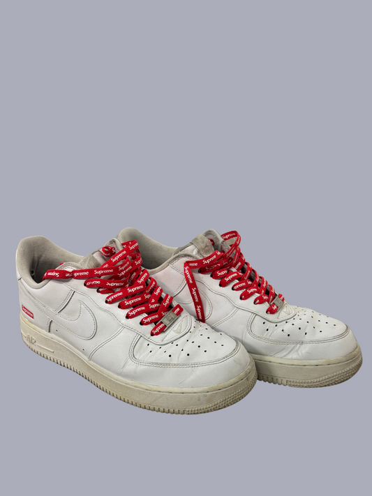 Nike Air Force 1 Supreme White (43)